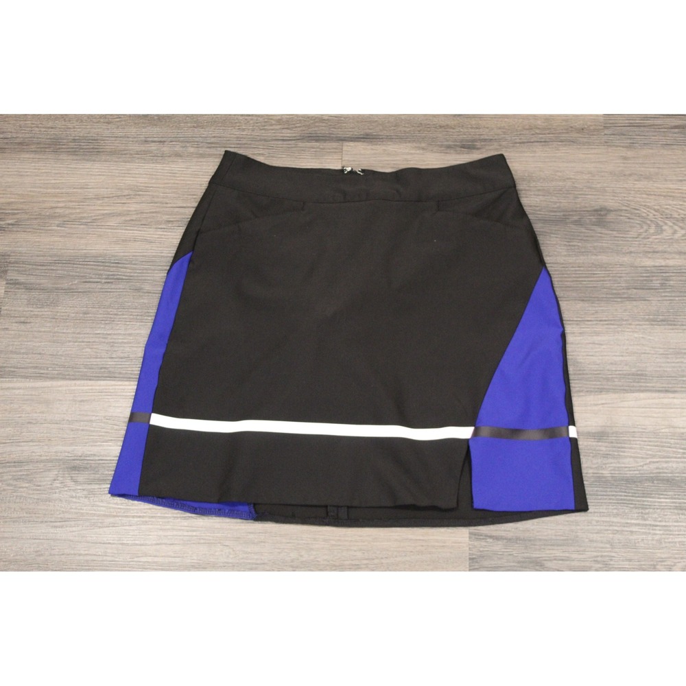 Slazenger Golf Skort Skirt‎ Black Blue White Athletic Womens Size 0